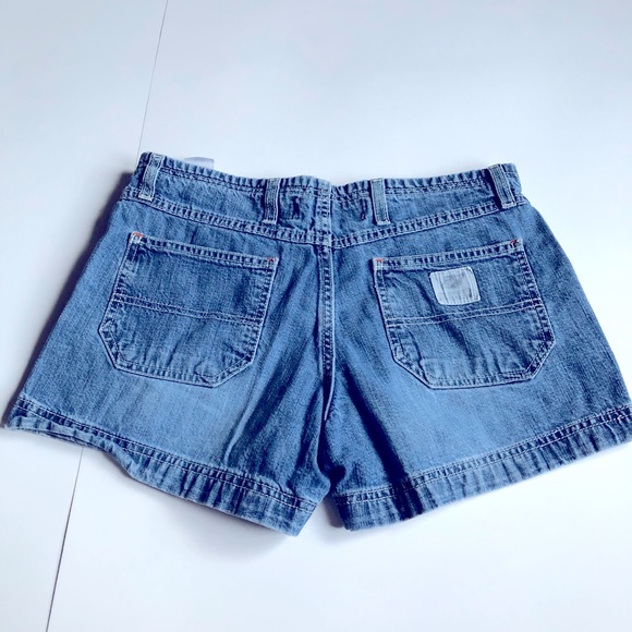 American Eagle Distressed Shorts Blue Size 2 Women - Picture 3 of 12